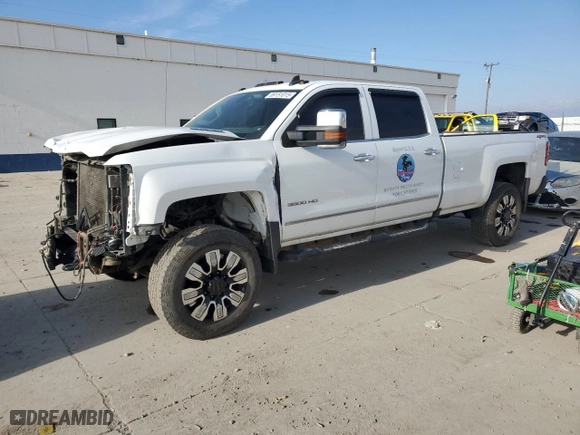 2016 Chevrolet Silverado 3500HD LTZ with VIN 1GC4K0C87GF179612, listed as a Copart auction lot 89151015 with 145,166 mi miles and Salvage Title. Bid and sale history available at carsss.com. Image 1.