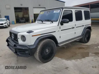 2020 Mercedes-Benz G with VIN W1NYC7HJ1LX353898, listed as a Copart auction lot 77526604 with 41,978 mi miles and Salvage Title. Bid and sale history available at carsss.com. Image 1.