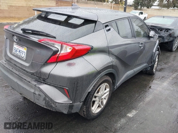 2021 Toyota C-HR LE with VIN JTNKHMBX9M1116408, listed as a IAAI auction lot 41567039 with 77,558 mi miles. Bid and sale history available at carsss.com. Image 4.