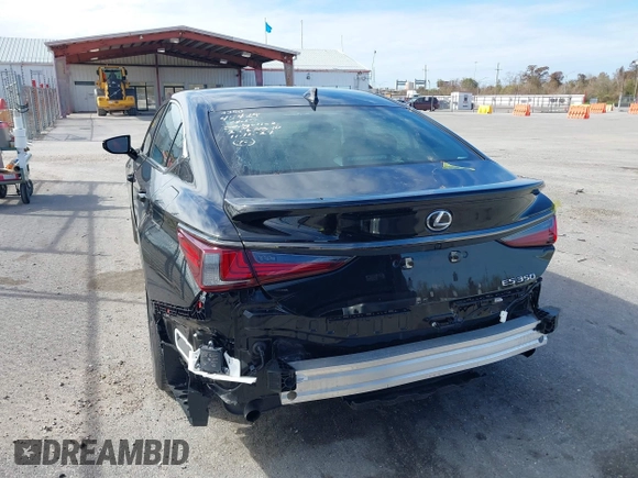 2023 Lexus ES with VIN 58AJZ1B10PU158450, listed as a IAAI auction lot 41345571 with 6,383 mi miles. Bid and sale history available at carsss.com. Image 6.