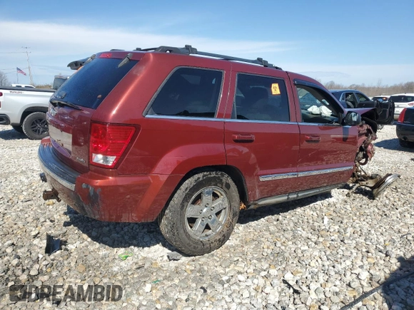 2007 Jeep Grand Cherokee Limited with VIN 1J8HR58277C524985, listed as a Copart auction lot 53262725 with Not provided miles and Clean title. Bid and sale history available at DreamBid. Image 3.