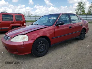 1999 Honda Civic LX z VIN 1HGEJ6670XL001380, wystawiony jako Copart lot #56380745 z przebiegiem 138 919 mil mil oraz Czysty tytuł • Clean title. Historia ofert i sprzedaży dostępna na DreamBid. Obrazek 1.