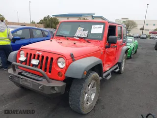 2013 Jeep Wrangler Unlimited Sport with VIN 1C4BJWDG2DL627383, listed as a IAAI auction lot 42014800 with 170,387 mi miles. Bid and sale history available at carsss.com. Image 19.