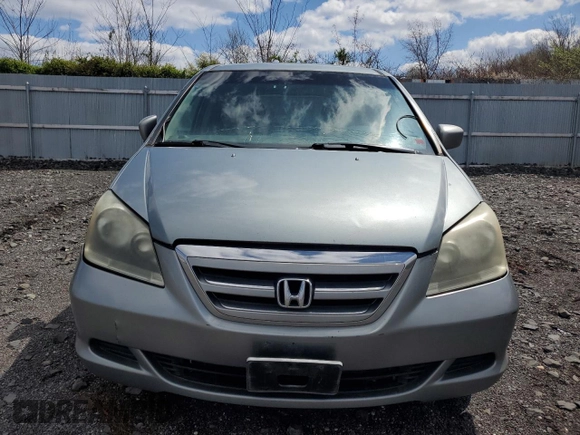 2005 Honda Odyssey EX with VIN 5FNRL38455B035925, listed as a Copart auction lot 51742315 with 213,322 mi miles and Clean Title. Bid and sale history available at carsss.com. Image 5.