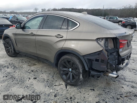 2017 BMW X6 xDrive35i with VIN 5UXKU2C36H0U29054, listed as a Copart auction lot 72765242 with 50,316 mi miles. Bid and sale history available at carsss.com. Image 2.