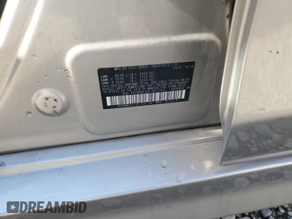 2015 Subaru Legacy Limited with VIN 4S3BNBL64F3027909, listed as a Copart auction lot 62291705 with 155,981 mi miles and Salvage title. Bid and sale history available at DreamBid. Image 12.