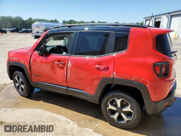2022 Jeep Renegade Trailhawk with VIN ZACNJDC10NPN89886, listed as a Copart auction lot 59146314 with 24,308 mi miles and Non Repairable. Bid and sale history available at DreamBid. Image 2.