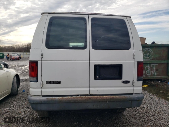 2005 Ford Econoline Cargo with VIN 1FTNE24W65HA27665, listed as a Copart auction lot 43280475 with Not Provided miles and Clean Title. Bid and sale history available at carsss.com. Image 6.