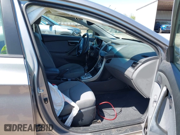 2012 Hyundai Elantra Limited with VIN KMHDH4AE1CU409385, listed as a IAAI auction lot 41985078 with 108,561 mi miles. Bid and sale history available at carsss.com. Image 5.