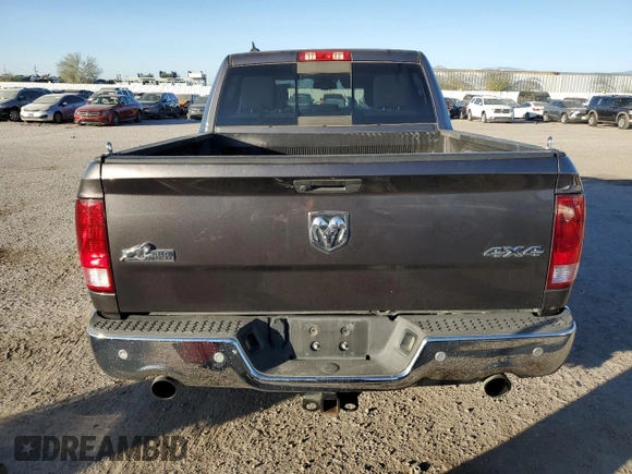 2018 Ram 1500 Big Horn with VIN 1C6RR7LM6JS355577, listed as a Copart auction lot 84673934 with 105,810 mi miles and Salvage Title. Bid and sale history available at carsss.com. Image 6.
