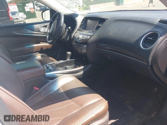 2014 Infiniti QX60 with VIN 5N1AL0MM6EC545839, listed as a IAAI auction lot 42125770 with 83,327 mi miles. Bid and sale history available at carsss.com. Image 5.