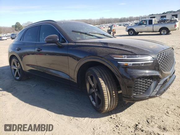 2025 Genesis GV70 2.5T with VIN 5NMMADTB0SH031688, listed as a Copart auction lot 89095825 with 535 mi miles and Salvage title. Bid and sale history available at DreamBid. Image 4.