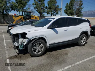 2020 GMC Terrain SLE z VIN 3GKALMEV1LL281504, wystawiony jako Copart lot #50687545 z przebiegiem 58 020 mil mil oraz Szkoda całkowita • Salvage title. Historia ofert i sprzedaży dostępna na DreamBid. Obrazek 1.