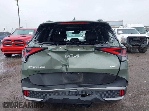 2023 Kia Sportage X-Line with VIN 5XYK6CAF7PG114819, listed as a IAAI auction lot 41960838 with 23,277 mi miles and . Bid and sale history available at DreamBid. Image 6.