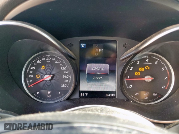 2017 Mercedes-Benz C 300 с VIN 55SWF4JB8HU233765, выставлен на аукционе Copart как лот 54528105 с пробегом 73 296 миль миль и Чистый • Clean title. История ставок и продаж доступна на DreamBid. Изображение 9.