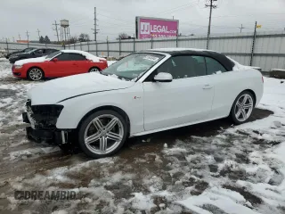 2012 Audi S5 Premium Plus z VIN WAUCGAFH9CN005424, wystawiony jako Copart lot #81935044 z przebiegiem 34 985 mil mil oraz Szkoda całkowita • Salvage title. Historia ofert i sprzedaży dostępna na DreamBid. Obrazek 1.