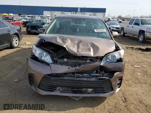 2020 Toyota Sienna LE с VIN 5TDJZ3DCXLS244904, выставлен на аукционе Copart как лот 49232455 с пробегом 125 791 миль миль и На запчасти • Non repairable. История ставок и продаж доступна на DreamBid. Изображение 5.