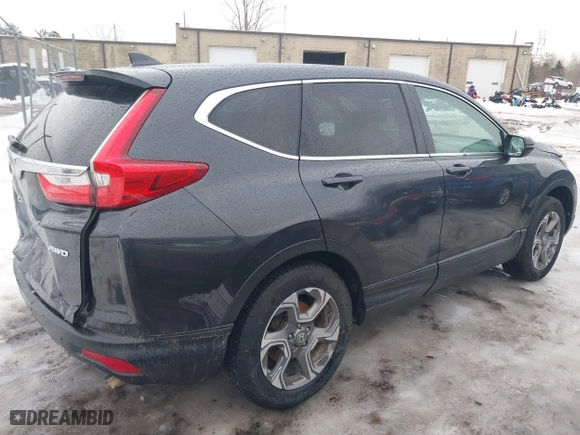 2019 Honda CR-V EX-L with VIN 2HKRW2H85KH658186, listed as a IAAI auction lot 41603690 with 93,474 mi miles. Bid and sale history available at carsss.com. Image 4.