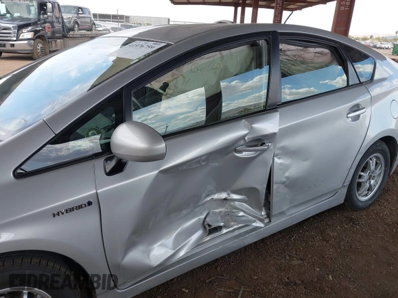 2011 Toyota Prius I with VIN JTDKN3DUXB0287858, listed as a IAAI auction lot 41976759 with 123,021 mi miles and . Bid and sale history available at DreamBid. Image 6.