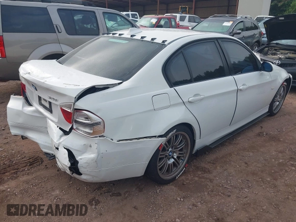 2007 BMW 3 Series 328i with VIN WBAVA37517NL12716, listed as a IAAI auction lot 42480313 with 144,785 mi miles and . Bid and sale history available at DreamBid. Image 4.