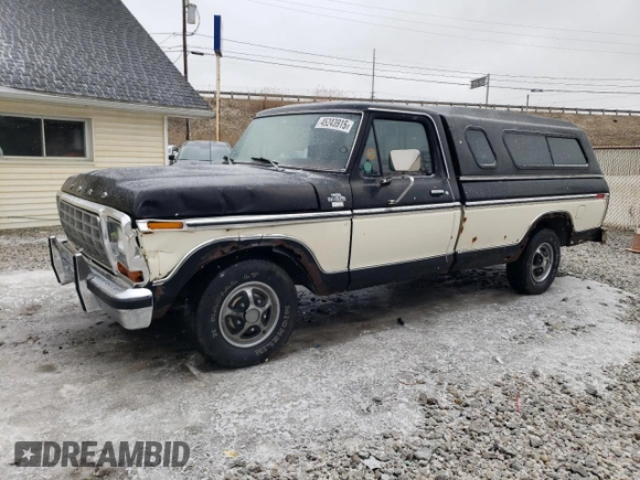 1978 Ford F-150 with VIN F15HCCF1256, listed as a Copart auction lot 45243915 with 90,974 mi miles and Clean title. Bid and sale history available at DreamBid. Image 1.