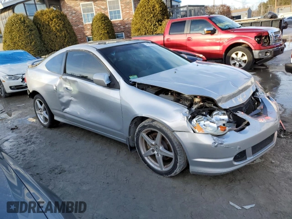 2002 Acura RSX Type S with VIN JH4DC53092C036805, listed as a Copart auction lot 47247375 with 0 mi miles and Clean Title. Bid and sale history available at carsss.com. Image 4.