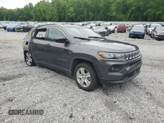 2022 Jeep Compass Latitude с VIN 3C4NJCBB3NT234744, выставлен на аукционе Copart как лот 55816285 с пробегом Не указан миль и Списание • Salvage title. История ставок и продаж доступна на DreamBid. Изображение 4.
