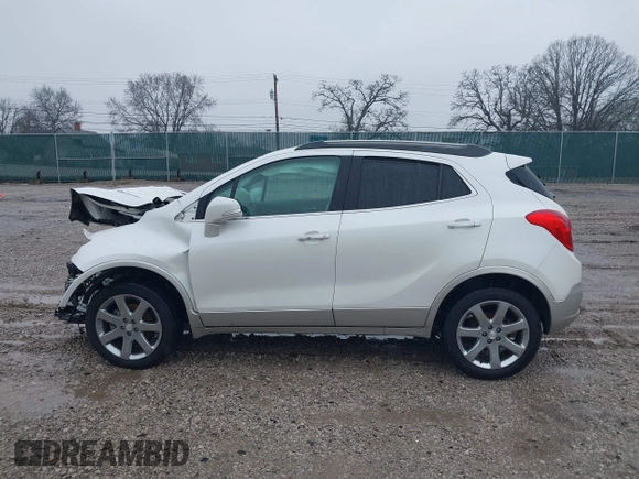 2016 Buick Encore Leather with VIN KL4CJGSB2GB724332, listed as a IAAI auction lot 41547091 with 61,096 mi miles. Bid and sale history available at carsss.com. Image 15.