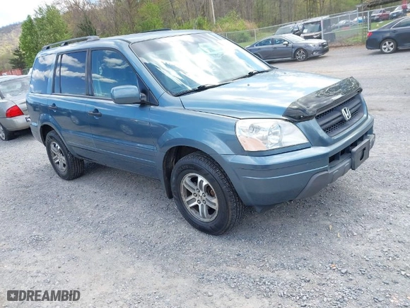 2005 Honda Pilot EX-L with NAVI with VIN 2HKYF18785H542479, listed as a IAAI auction lot 42040202 with 345,167 mi miles. Bid and sale history available at carsss.com. Image 1.