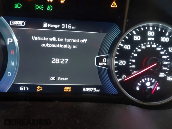 2021 Kia Seltos SX with VIN KNDETCA28M7154385, listed as a IAAI auction lot 41533749 with 34,973 mi miles. Bid and sale history available at carsss.com. Image 15.