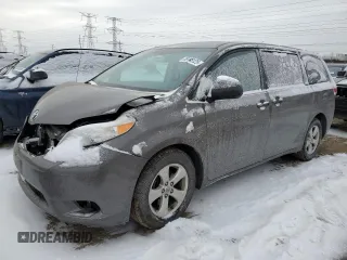 2012 Toyota Sienna with VIN 5TDZK3DC9CS204787, listed as a Copart auction lot 89138125 with 151,131 mi miles and Salvage Title. Bid and sale history available at carsss.com. Image 1.