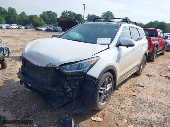 2017 Hyundai Santa Fe Limited Ultimate with VIN KM8SRDHF0HU212900, listed as a IAAI auction lot 39857730 with 86,682 mi miles. Bid and sale history available at carsss.com. Image 18.
