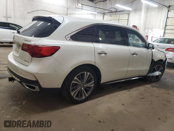 2017 Acura MDX Technology z VIN 5FRYD4H56HB002619, wystawiony jako Copart lot #55882745 z przebiegiem 155 153 mil mil oraz Szkoda całkowita • Salvage title. Historia ofert i sprzedaży dostępna na DreamBid. Obrazek 3.