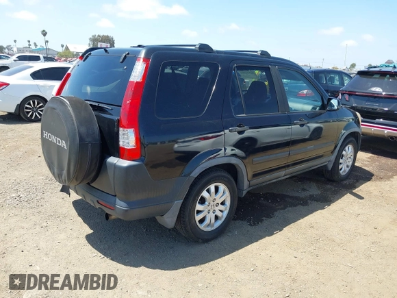 2005 Honda CR-V EX with VIN JHLRD78875C053656, listed as a IAAI auction lot 42117380 with 183,252 mi miles. Bid and sale history available at carsss.com. Image 4.