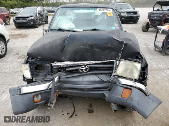 1998 Toyota Tacoma with VIN 4TAWN72N6WZ116347, listed as a Copart auction lot 75882284 with Not Provided miles and Salvage Title. Bid and sale history available at DreamBid. Image 5.