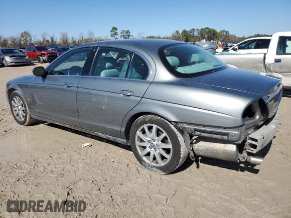 2003 Jaguar S-Type with VIN SAJEB01T83FM51480, listed as a Copart auction lot 43444065 with 83,840 mi miles and Salvage Title. Bid and sale history available at DreamBid. Image 2.
