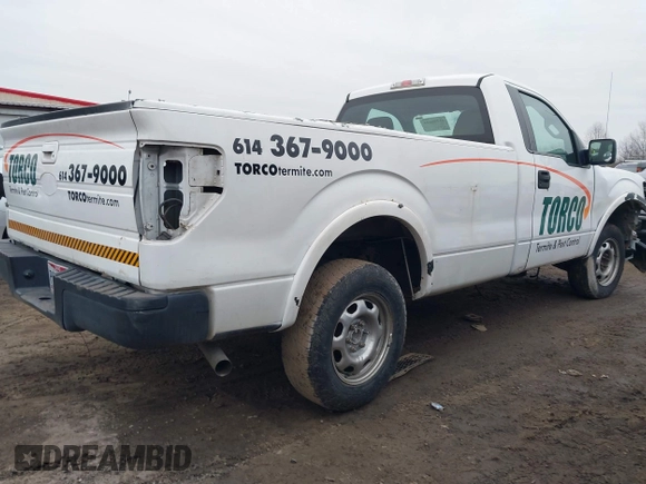 2010 Ford F-150 XL with VIN 1FTMF1CWXAKE78986, listed as a IAAI auction lot 41496694 with Not provided miles and . Bid and sale history available at DreamBid. Image 4.
