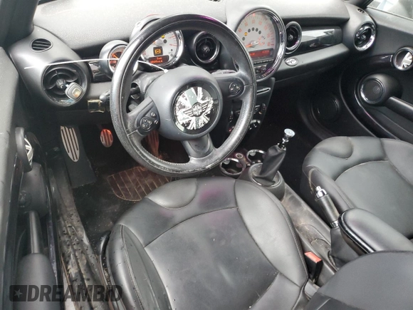 2014 MINI Convertible S with VIN WMWZP3C53ET298154, listed as a Copart auction lot 53971615 with 85,499 mi miles and Salvage title. Bid and sale history available at DreamBid. Image 8.