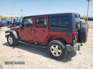2012 Jeep Wrangler Unlimited Sport z VIN 1C4BJWDG7CL214633, wystawiony jako Copart lot #54547655 z przebiegiem 80 720 mil mil oraz Szkoda całkowita • Salvage title. Historia ofert i sprzedaży dostępna na DreamBid. Obrazek 2.