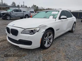 2014 BMW 7 Series 740i with VIN WBAYA6C51ED144387, listed as a IAAI auction lot 41226638 with 161,448 mi miles. Bid and sale history available at carsss.com. Image 17.
