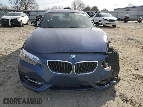 2016 BMW 2 Series 228i xDrive with VIN WBA1G9C59GV598997, listed as a Copart auction lot 36809134 with 76,116 mi miles. Bid and sale history available at carsss.com. Image 5.