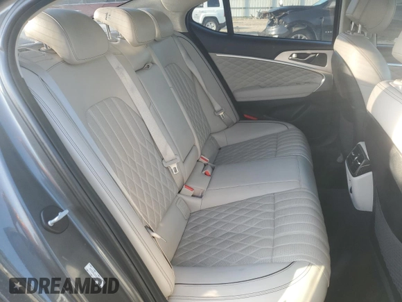 2019 Genesis G70 3.3T Advanced with VIN KMTG34LE2KU016914, listed as a Copart auction lot 51551635 with 56,671 mi miles and Salvage Title. Bid and sale history available at carsss.com. Image 10.