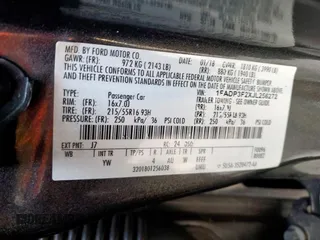 2018 Ford Focus SE z VIN 1FADP3F2XJL256272, wystawiony jako Copart lot #52651675 z przebiegiem 37 897 mil mil oraz Szkody całkowita. Historia ofert i sprzedaży dostępna na DreamBid. Obrazek 12.
