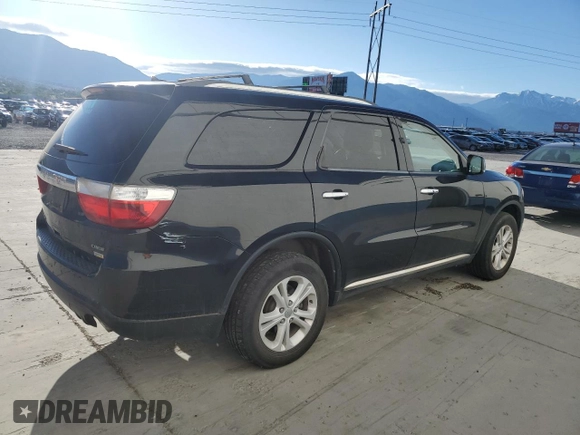 2013 Dodge Durango Crew z VIN 1C4RDJDG7DC584541, wystawiony jako Copart lot #55957665 z przebiegiem 142 639 mil mil oraz Czysty tytuł • Clean title. Historia ofert i sprzedaży dostępna na DreamBid. Obrazek 3.