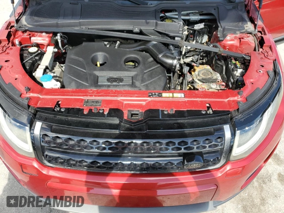 2016 Land Rover Range Rover Evoque SE with VIN SALVP2BG0GH156857, listed as a Copart auction lot 64001255 with Not provided miles and Salvage title. Bid and sale history available at DreamBid. Image 12.