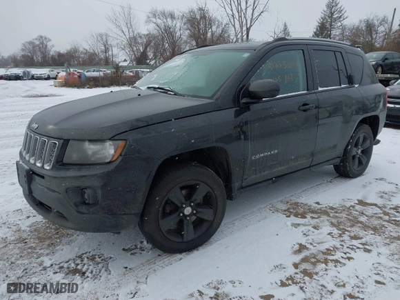 2016 Jeep Compass High Altitude Edition with VIN 1C4NJDEB8GD758174, listed as a IAAI auction lot 41235089 with 144,841 mi miles. Bid and sale history available at carsss.com. Image 18.