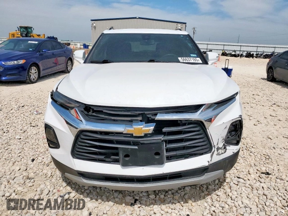 2021 Chevrolet Blazer LT with VIN 3GNKBCRS2MS535720, listed as a Copart auction lot 56637165 with 79,307 mi miles and Salvage title. Bid and sale history available at DreamBid. Image 5.