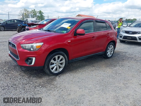 2015 Mitsubishi Outlander SE with VIN 4A4AR4AUXFE016830, listed as a IAAI auction lot 42185164 with 138,573 mi miles and . Bid and sale history available at DreamBid. Image 2.