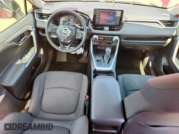 2019 Toyota RAV4 LE with VIN JTMH1RFV0KD517317, listed as a Copart auction lot 60217455 with 57,860 mi miles and Salvage title. Bid and sale history available at DreamBid. Image 8.