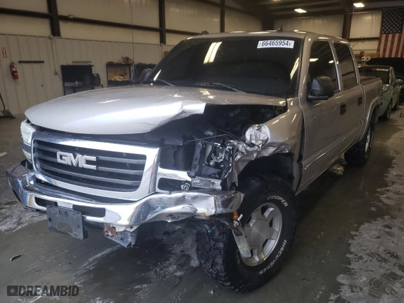 2004 GMC Sierra 1500 Crew Cab SLT with VIN 2GTEK13T941394846, listed as a Copart auction lot 66465954 with NaN miles and Salvage Title. Bid and sale history available at carsss.com. Image 1.